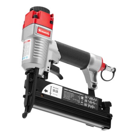 Нейлер-степлер пневматический 3 в 1, с регулировкой глубины забивания, гвозди 18GA, гвозди 16GA, скобы 18 GA Matrix цена