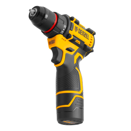 Дрель-шуруповерт аккумуляторная бесщет. CDH-BL-12, Li-Ion, 12 В Denzel