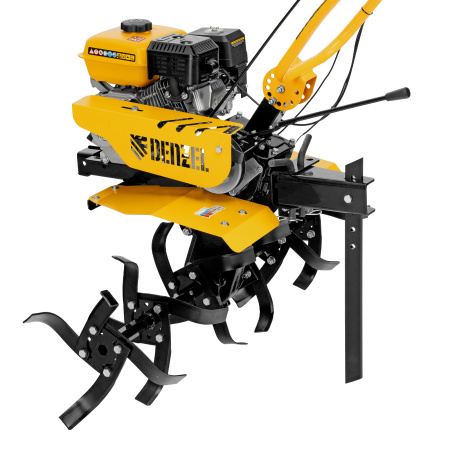 Мотоблок DPT-270SB, 7 л.с., ремен.сцеп, фрез 3х4, ШОМ, без колес, передачи 2В/1Н Denzel