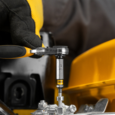 Бита HEX 3х50, сталь S2, шестигранный профиль, 10 шт. Е 6,3 Denzel