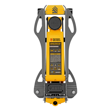 Домкрат гидравлический подкатной, 3,8 т, 110-580 мм, быстрый подъем, низкий подхват, проф. Denzel цена
