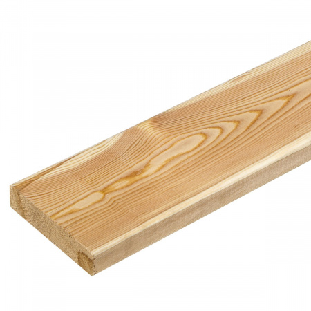 Доска палубная 28х110х4000 мм лиственница сорт БС