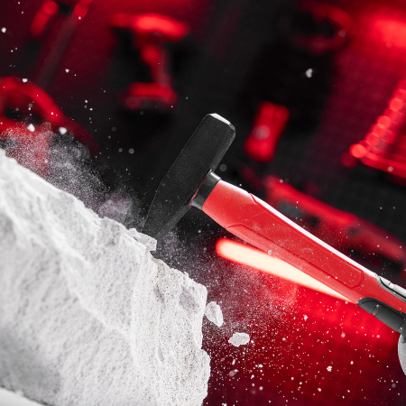 Молоток слесарный optimal, 200 г, фибергласовая обрезиненная рукоятка, квадратный боек Matrix