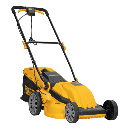 Газонокосилка электрическая GMC-2000, шир. 44см, 2000 Вт, 6 уров., травосб. 45 л Denzel цена