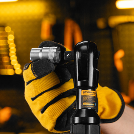 Усиленная пневмотрещотка RP100, 1/2", 160 об/мин, 100 Нм Denzel цена