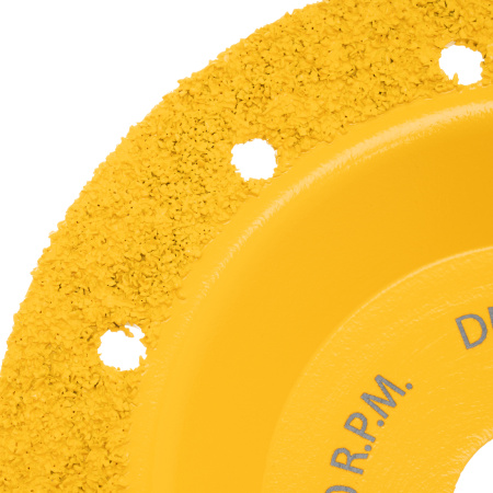 Чашка твёрдосплавная зачистная,125 мм, Плоская, мелкое зерно #32// Denzel