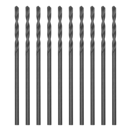 Сверло по металлу, 1.5 мм, полированное, HSS, 10 шт, цилиндрический хвостовик Matrix