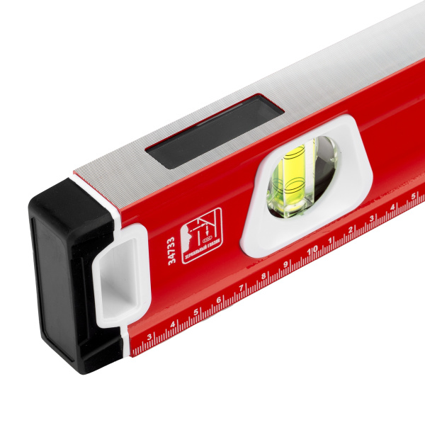 Уровень алюминиевый, магнит, фрезерованный, 3 глазка (1 зеркальный) двухкомпонентные рукоятки, 1000 мм Matrix цена