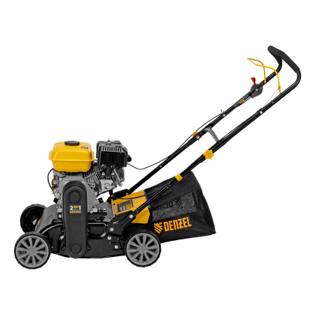 Скарификатор-аэратор бензиновый SAG-400, 212 см3, -15/+10 мм, 40 см Denzel цена