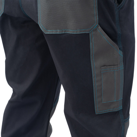 Полукомбинезон профессиональный рабочий, 97% хлопок 3% спандекс, L Gross