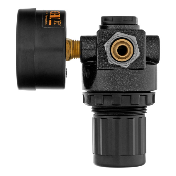 Регулятор давления с манометром R1500, 12 бар, 1/4" Denzel цена