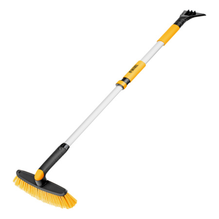 Щетка-сметка со скребком, телескоп, поворотная голова, 750-1120 мм Denzel цена