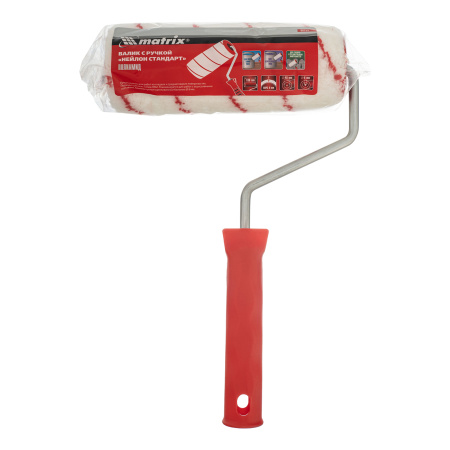 Валик "Нейлон Стандарт", 180 мм, ворс 9 мм, D 48 мм, D ручки 8 мм, полиамид Matrix цена
