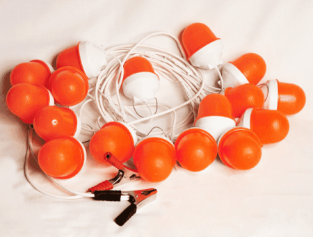 Гиpляндa cигнaльнaя ФC-12, 50м (25 фoнapeй, шaг 2м)