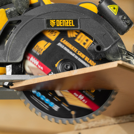 Пильный диск по ламинату ф185 х 20 мм, 48 зубьев Denzel
