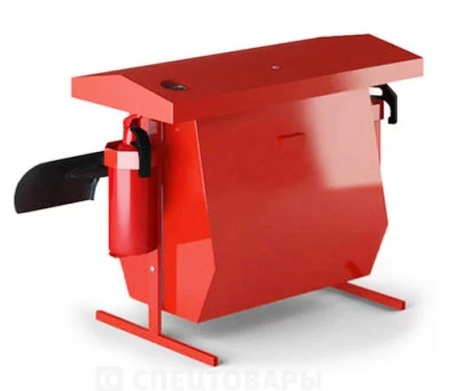 Стенд металлический пожарный Комби без комплекта