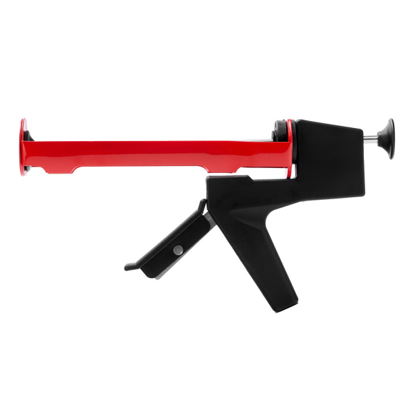 Пистолет для герметика, 310 мл, "полуоткрытый", противовес, круглый шток 8 мм Matrix цена