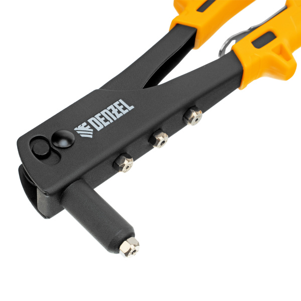 Заклепочник ручной, 255 мм, заклепки 2,4-3,2-4,0-4,8 мм Denzel цена