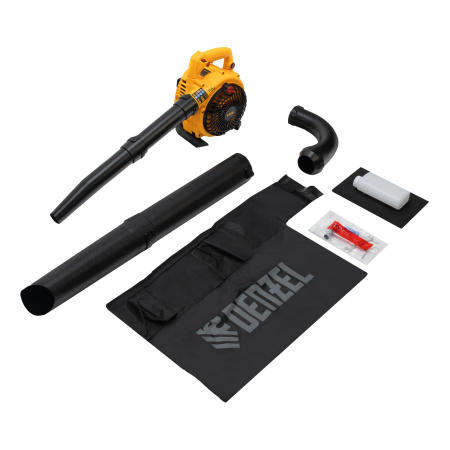 Воздуходувка-пылесос бензиновая GL-260, 26 см3, 1 л.с. Denzel цена