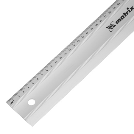 Линейка-уровень, 1000 мм, металлическая, пластмассовая ручка 2 глазка Matrix цена