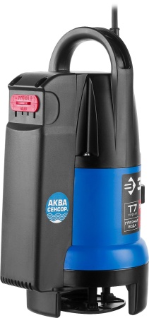 Дренажный насос для грязной воды ЗУБР, 550 Вт, АкваСенсор, Профессионал НПГ-Т7-550