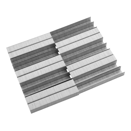 Скобы, 10 мм, для мебельного степлера, тип 53, 2000 шт. Denzel цена