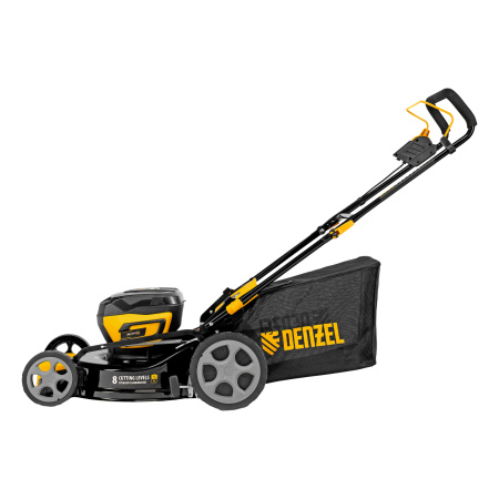 Газонокосилка аккумуляторная бесщет. DLM-460, 460 мм, травосб. 65 л., Li-Ion, 40 В Denzel цена