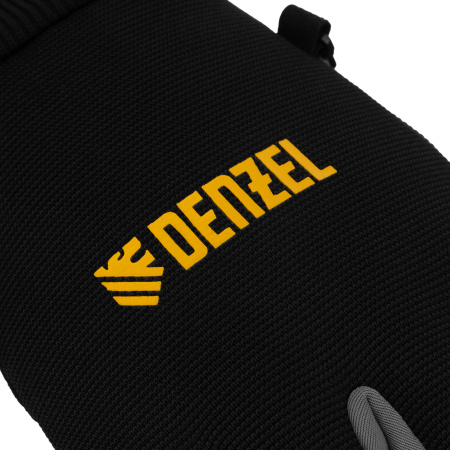 Перчатки универсальные, двойные, работа с сенсорным экраном, вязаная манжета, размер 10 Denzel