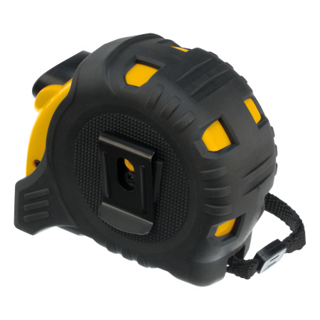 Рулетка 8м х 25мм, обрезиненный корпус, автоматическая фиксация Denzel цена