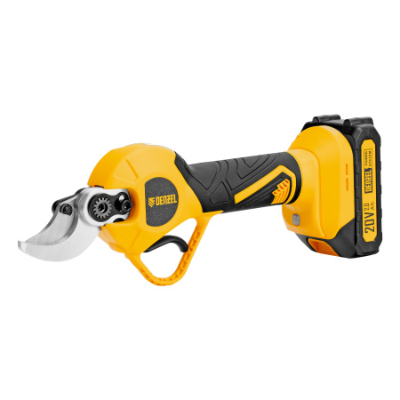 Секатор аккумуляторный, бесщет., CP-30BL, Li-Ion, 20 В, лезвия SK5 // Denzel цена