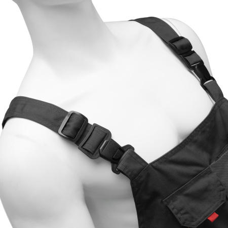 Полукомбинезон профессиональный рабочий, 65% полиэстер 35% хлопок, XXXL Denzel