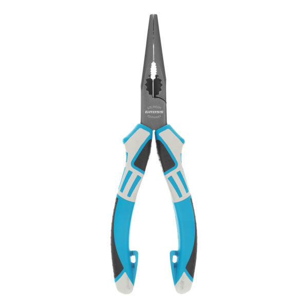 Длинногубцы прямые 170 мм, трехкомпонентные рукоятки Gross