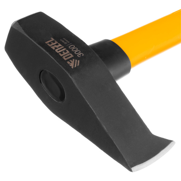 Колун-кувалда 3000 г, кованая, фибергласовая  рукоятка c TPR покрытием, 880 мм Denzel цена