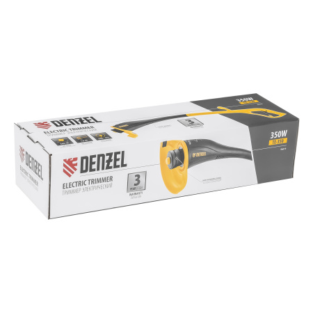 Триммер электрический TE-350, 350 Вт, 260 мм, катушка полуавтомат Denzel цена