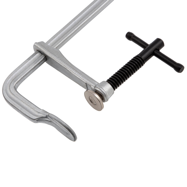 Струбцина F-образная, 80x400мм, кованая Denzel цена