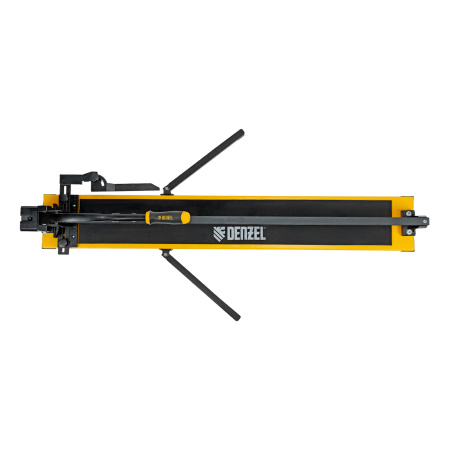 Плиткорез рельсовый 1000х16мм, каретка на подш., стальная станина, усил. рукоятка-пенал Denzel цена