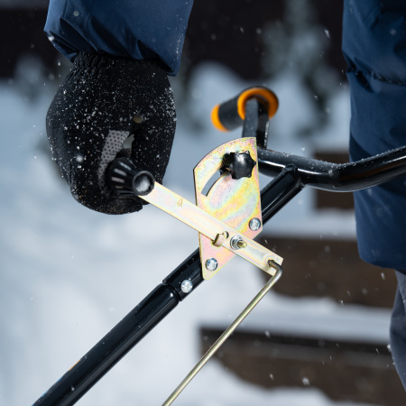 Механическая сеялка на колесах, 45 л Denzel цена