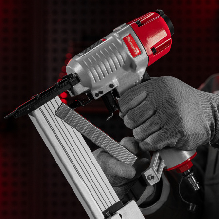 Нейлер-степлер пневматический 2 в 1, с регулировкой глубины забивания, гвозди 18GA, скобы 18GA Matrix цена