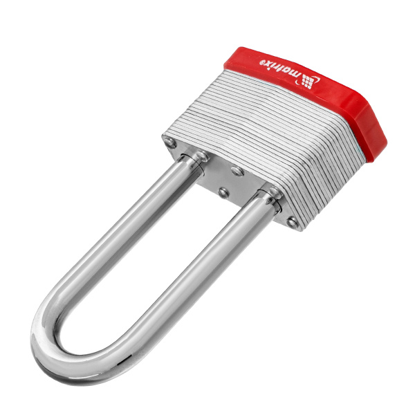 Замок навесной, 65 мм, удлиненная дужка Matrix цена