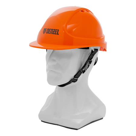 Каска защитная ударопрочная, ABS/PC, плавная регулировка, модель «Форвард» (К-05)оранж. Denzel цена