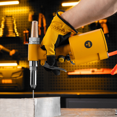 Пневматический заклепочник PR4, 2,4-4,8 мм Denzel цена