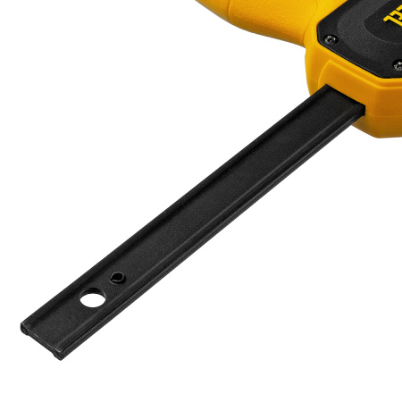 Струбцина F-образная, быстрозажимная, 150 х 80 мм, усиленный нейлоновый корпус Denzel цена