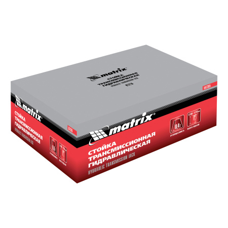 Стойка трансмиссионная гидравлическая, 0,4 т, h подъема 1230-1670 мм// Matrix цена