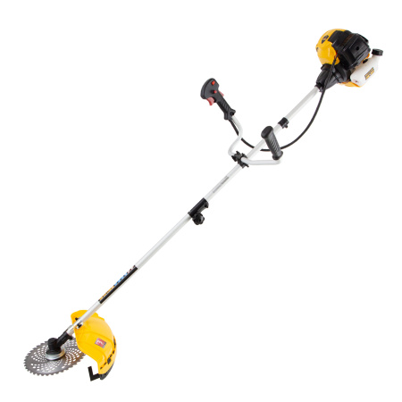 Триммер бензиновый DTL-33S, 33 см3, разъемная штанга, состоит из 2 частей Denzel цена