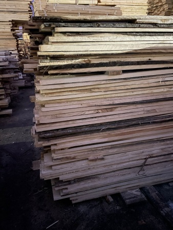 Доска обрезная 1-2 сорт 50х150х6000 мм Осина ТУ