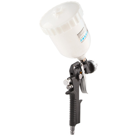 Набор пневмоинструмента, 5 предметов, быстросъемное соединение, краскораспылитель с верхним бачком Matrix цена