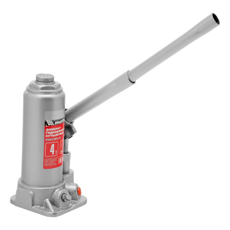 Домкрат гидравлический бутылочный, 4 т, высота подъема 194-372 мм, в пластиковый кейсе Matrix цена