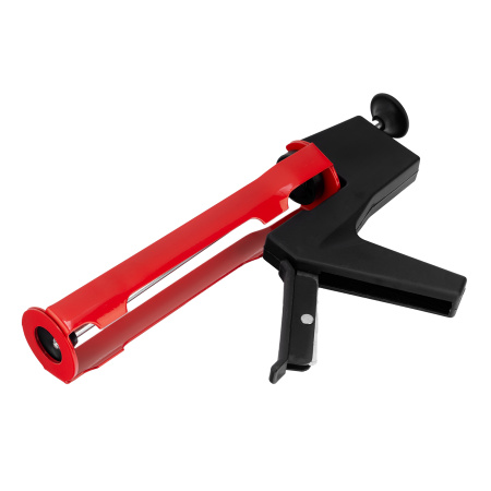 Пистолет для герметика, 310 мл, "полуоткрытый", противовес, круглый шток 8 мм Matrix цена