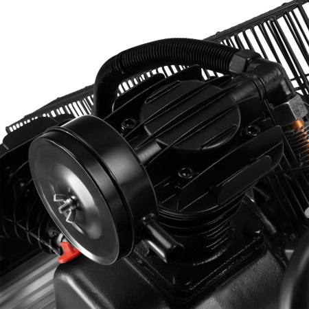 Компрессор воздушный BCV2200/100, ременный привод, 2.2 кВт, 100 литров, 370 л/мин Denzel