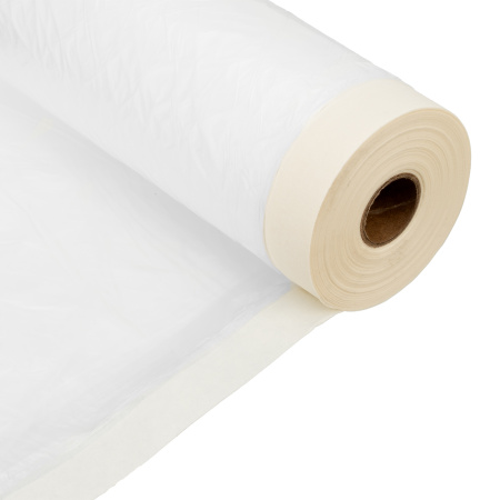 Пленка защитная с клеящей лентой, 2700 мм х 15 м Matrix цена